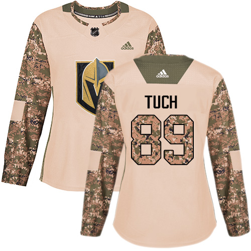 Adidas Golden Knights #89 Alex Tuch Camo Authentic Veterans Day Women's Stitched NHL Jersey